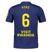 Atletico Madrid Koke #6 Udebanetrøje 2025-26 Kort ærmer