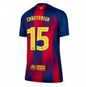 Barcelona Andreas Christensen #15 Hjemmebanetrøje Dame 2025-26 Kort ærmer