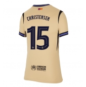 Barcelona Andreas Christensen #15 Udebanetrøje Dame 2025-26 Kort ærmer