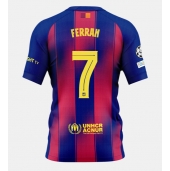 Barcelona Ferran Torres #7 Hjemmebanetrøje 2025-26 Kort ærmer