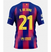 Barcelona Frenkie de Jong #21 Hjemmebanetrøje 2025-26 Kort ærmer