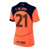 Barcelona Frenkie de Jong #21 Tredje trøje Dame 2025-26 Kort ærmer