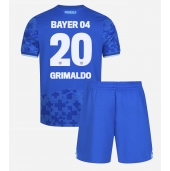 Bayer Leverkusen Alejandro Grimaldo #20 Tredje trøje Børn 2025-26 Kort ærmer (+ bukser)