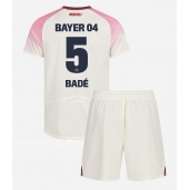 Bayer Leverkusen Loic Bade #5 Udebanetrøje Børn 2025-26 Kort ærmer (+ bukser)