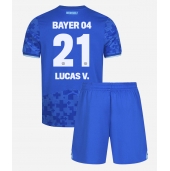 Bayer Leverkusen Lucas Vazquez #21 Tredje trøje Børn 2025-26 Kort ærmer (+ bukser)