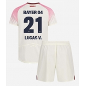 Bayer Leverkusen Lucas Vazquez #21 Udebanetrøje Børn 2025-26 Kort ærmer (+ bukser)