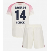 Bayer Leverkusen Patrik Schick #14 Udebanetrøje Børn 2025-26 Kort ærmer (+ bukser)
