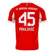 Bayern Munich Aleksandar Pavlovic #45 Hjemmebanetrøje 2025-26 Kort ærmer
