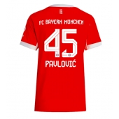 Bayern Munich Aleksandar Pavlovic #45 Hjemmebanetrøje Dame 2025-26 Kort ærmer