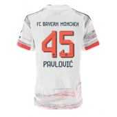 Bayern Munich Aleksandar Pavlovic #45 Udebanetrøje Dame 2025-26 Kort ærmer