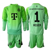 Bayern Munich Manuel Neuer #1 Målmand Hjemmebanetrøje Børn 2025-26 Lange ærmer (+ bukser)
