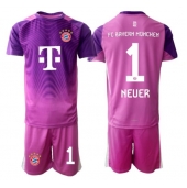 Bayern Munich Manuel Neuer #1 Målmand Tredje trøje Børn 2025-26 Kort ærmer (+ bukser)