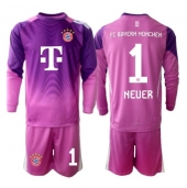 Bayern Munich Manuel Neuer #1 Målmand Tredje trøje Børn 2025-26 Lange ærmer (+ bukser)