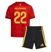 Belgien Alexis Saelemaekers #22 Hjemmebanetrøje Børn VM 2026 Kort ærmer (+ bukser)