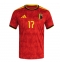 Belgien Charles De Ketelaere #17 Hjemmebanetrøje VM 2026 Kort ærmer