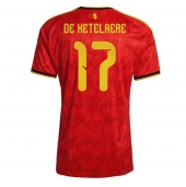 Belgien Charles De Ketelaere #17 Hjemmebanetrøje VM 2026 Kort ærmer
