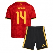 Belgien Dodi Lukebakio #14 Hjemmebanetrøje Børn VM 2026 Kort ærmer (+ bukser)