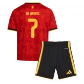 Belgien Kevin De Bruyne #7 Hjemmebanetrøje Børn VM 2026 Kort ærmer (+ bukser)