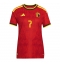 Belgien Kevin De Bruyne #7 Hjemmebanetrøje Dame VM 2026 Kort ærmer