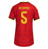 Belgien Maxim De Cuyper #5 Hjemmebanetrøje Dame VM 2026 Kort ærmer