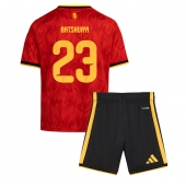 Belgien Michy Batshuayi #23 Hjemmebanetrøje Børn VM 2026 Kort ærmer (+ bukser)