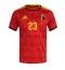 Belgien Michy Batshuayi #23 Hjemmebanetrøje VM 2026 Kort ærmer