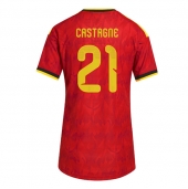 Belgien Timothy Castagne #21 Hjemmebanetrøje Dame VM 2026 Kort ærmer