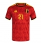 Belgien Timothy Castagne #21 Hjemmebanetrøje VM 2026 Kort ærmer