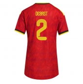 Belgien Zeno Debast #2 Hjemmebanetrøje Dame VM 2026 Kort ærmer