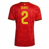 Belgien Zeno Debast #2 Hjemmebanetrøje VM 2026 Kort ærmer