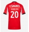 Benfica Richard Rios #20 Hjemmebanetrøje 2025-26 Kort ærmer