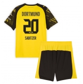 Borussia Dortmund Marcel Sabitzer #20 Hjemmebanetrøje Børn 2025-26 Kort ærmer (+ bukser)