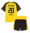 Borussia Dortmund Marcel Sabitzer #20 Hjemmebanetrøje Børn 2025-26 Kort ærmer (+ bukser)