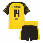 Borussia Dortmund Maximilian Beier #14 Hjemmebanetrøje Børn 2025-26 Kort ærmer (+ bukser)