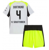 Borussia Dortmund Nico Schlotterbeck #4 Udebanetrøje Børn 2025-26 Kort ærmer (+ bukser)