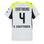 Borussia Dortmund Nico Schlotterbeck #4 Udebanetrøje Dame 2025-26 Kort ærmer