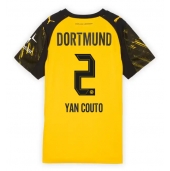 Borussia Dortmund Yan Couto #2 Hjemmebanetrøje Dame 2025-26 Kort ærmer