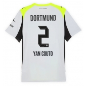 Borussia Dortmund Yan Couto #2 Udebanetrøje 2025-26 Kort ærmer
