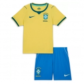 Brasilien Hjemmebanetrøje Børn VM 2026 Kort ærmer (+ bukser)