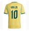 Brasilien Vinicius Junior #10 Hjemmebanetrøje VM 2026 Kort ærmer