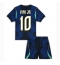 Brasilien Vinicius Junior #10 Udebanetrøje Børn VM 2026 Kort ærmer (+ bukser)