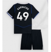 Chelsea Alejandro Garnacho #49 Tredje trøje Børn 2025-26 Kort ærmer (+ bukser)