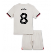 Chelsea Enzo Fernandez #8 Udebanetrøje Børn 2025-26 Kort ærmer (+ bukser)