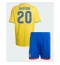 Colombia Juan Fernando Quintero #20 Hjemmebanetrøje Børn VM 2026 Kort ærmer (+ bukser)