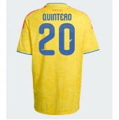 Colombia Juan Fernando Quintero #20 Hjemmebanetrøje VM 2026 Kort ærmer