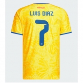 Colombia Luis Diaz #7 Hjemmebanetrøje VM 2026 Kort ærmer