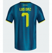 Colombia Luis Diaz #7 Udebanetrøje VM 2026 Kort ærmer