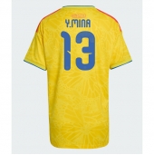 Colombia Yerry Mina #13 Hjemmebanetrøje Dame VM 2026 Kort ærmer