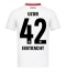 Eintracht Frankfurt Can Uzun #42 Udebanetrøje 2025-26 Kort ærmer