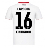 Eintracht Frankfurt Hugo Larsson #16 Udebanetrøje 2025-26 Kort ærmer